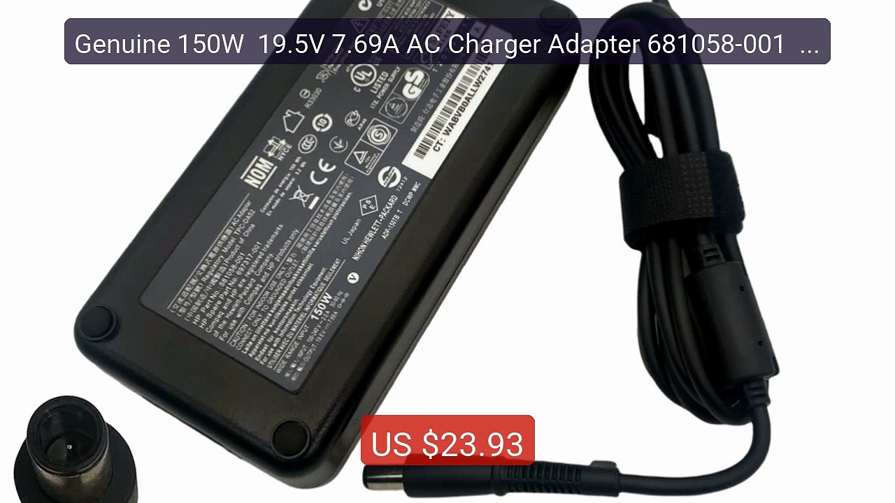 Genuine 150W  19.5V 7.69A AC Charger Adapter 681058-001  For HP Env... -- Top Rated 2026 | Buy Now!