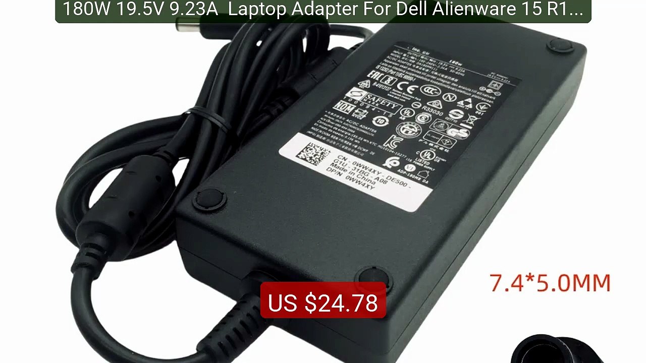 180W 19.5V 9.23A  Laptop Adapter For Dell Alienware 15 R1 Inspiron... -- Best Deal 2026 | Shop Now!