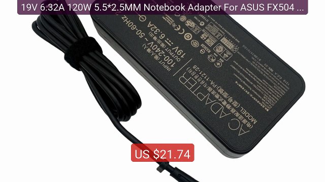 19V 6.32A 120W 5.5*2.5MM Notebook Adapter For ASUS FX504 UX510UW N5... Top Rated 2026 | Buy Now!