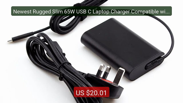 Newest Rugged Slim 65W USB C Laptop Charger Compatible with De... Best Buy 2026 | Great Quality!