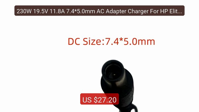 230W 19.5V 11.8A 7.4*5.0mm AC Adapter Charger For HP EliteBook 874... Best Deal 2026 | Shop Now!