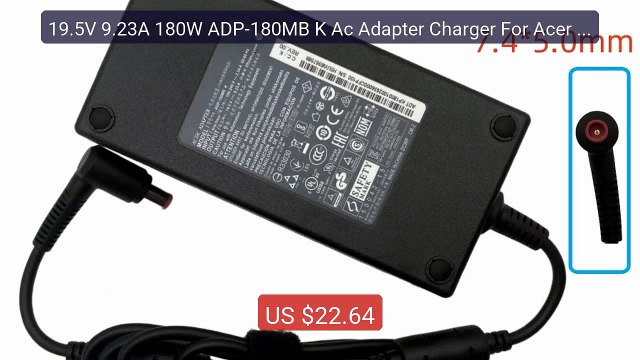 19.5V 9.23A 180W ADP-180MB K Ac Adapter Charger For Acer Predator 1... Top Rated 2026 | Buy Now!