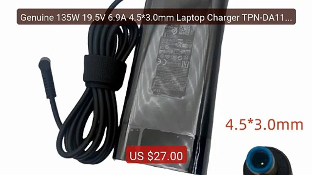Genuine 135W 19.5V 6.9A 4.5*3.0mm Laptop Charger TPN-DA11 Fo... Amazing Value 2026 | Must Have!