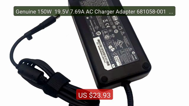 Genuine 150W 19.5V 7.69A AC Charger Adapter 681058-001 Fo... Top Pick 2026 | Unbeatable Price!