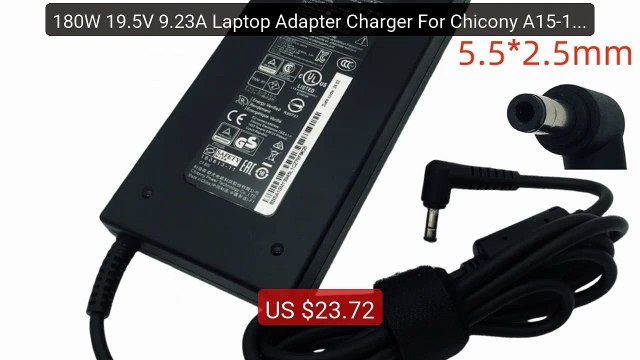 180W 19.5V 9.23A Laptop Adapter Charger For Chicony A15-180P1... Amazing Value 2026 | Must Have!
