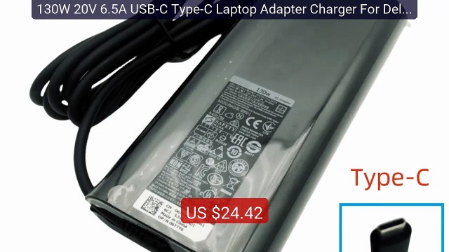 130W 20V 6.5A USB-C Type-C Laptop Adapter Charger For Dell XPS... Hot Deal 2026 | Limited Offer!