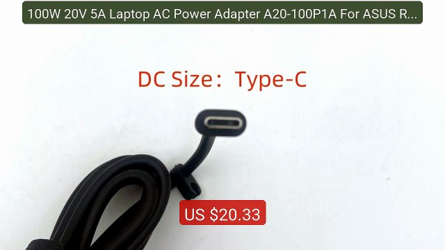 100W 20V 5A Laptop AC Power Adapter A20-100P1A For ASUS ROG Flow X1... Top Rated 2026 | Buy Now!