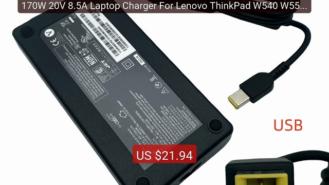 170W 20V 8.5A Laptop Charger For Lenovo ThinkPad W540 W550s P50 P70... Top Rated 2026 | Buy Now!