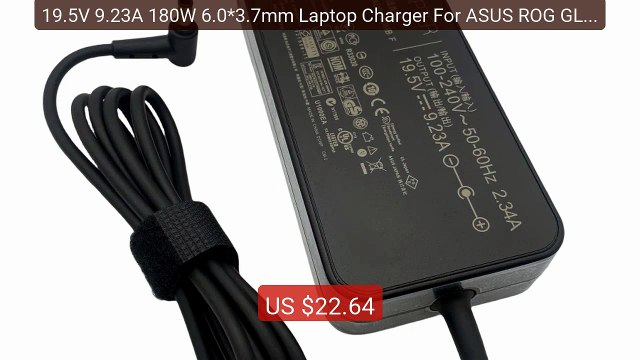 19.5V 9.23A 180W 6.0*3.7mm Laptop Charger For ASUS ROG GL504 S7C G... Best Deal 2026 | Shop Now!