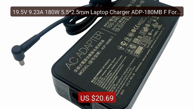 19.5V 9.23A 180W 5.5*2.5mm Laptop Charger ADP-180MB F For Asus ROG ... Top Rated 2026 | Buy Now!