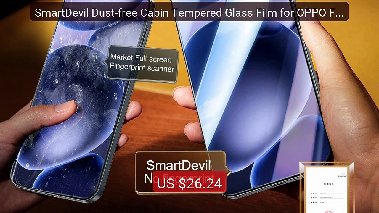 SmartDevil Dust-free Cabin Tempered Glass Film for OPPO Find X9 Pr... -- Best Deal 2026 | Shop Now!