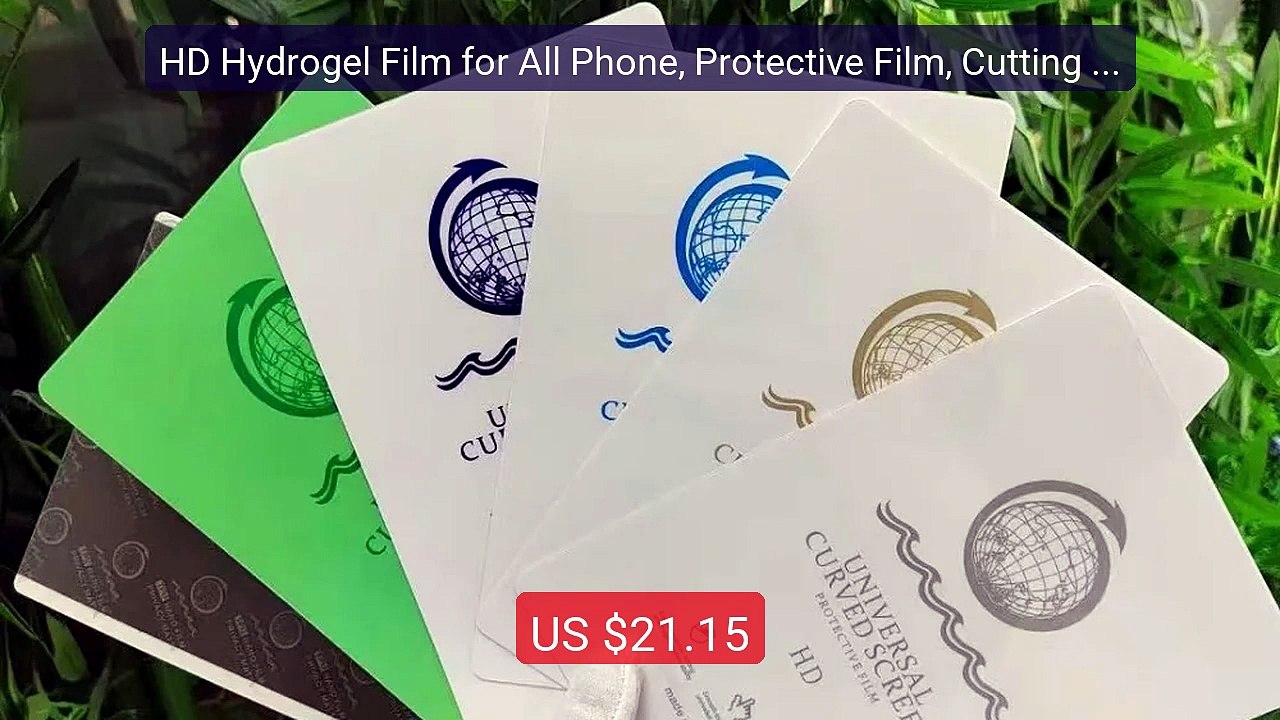 HD Hydrogel Film for All Phone, Protective Film, Cutting Mach... -- Amazing Value 2026 | Must Have!