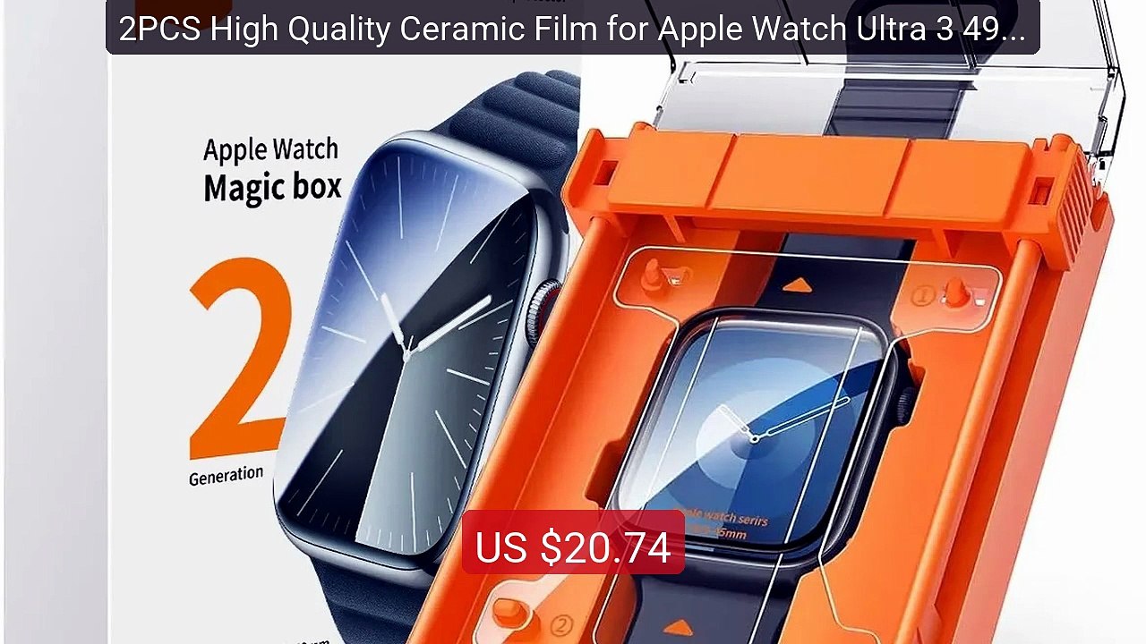 2PCS High Quality Ceramic Film for Apple Watch Ultra 3 49MM Se... -- Hot Deal 2026 | Limited Offer!
