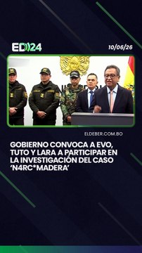 El ministro de Gobierno, Marco Antonio Oviedo, instó a Jorge Tuto Quiroga, Evo Morales y al vicepresidente Edmand Lara a designar representantes para que sean parte de la investigación por el caso ‘N4rc*madera’.