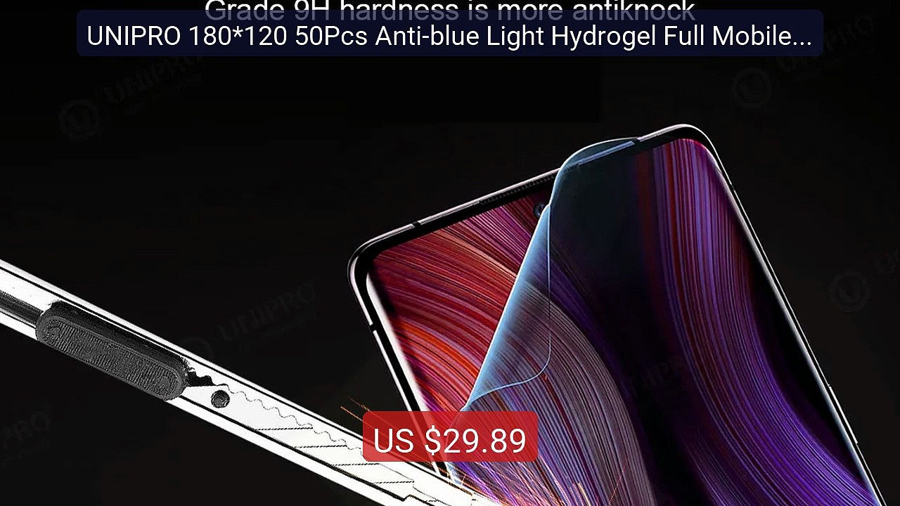 UNIPRO 180*120 50Pcs Anti-blue Light Hydrogel Full Mobile Phon... -- Hot Deal 2026 | Limited Offer!