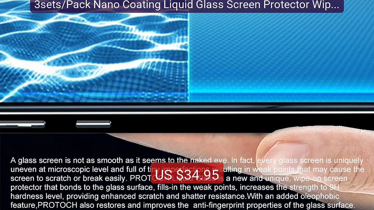 3sets/Pack Nano Coating Liquid Glass Screen Protector Wipe ... -- Top Pick 2026 | Unbeatable Price!