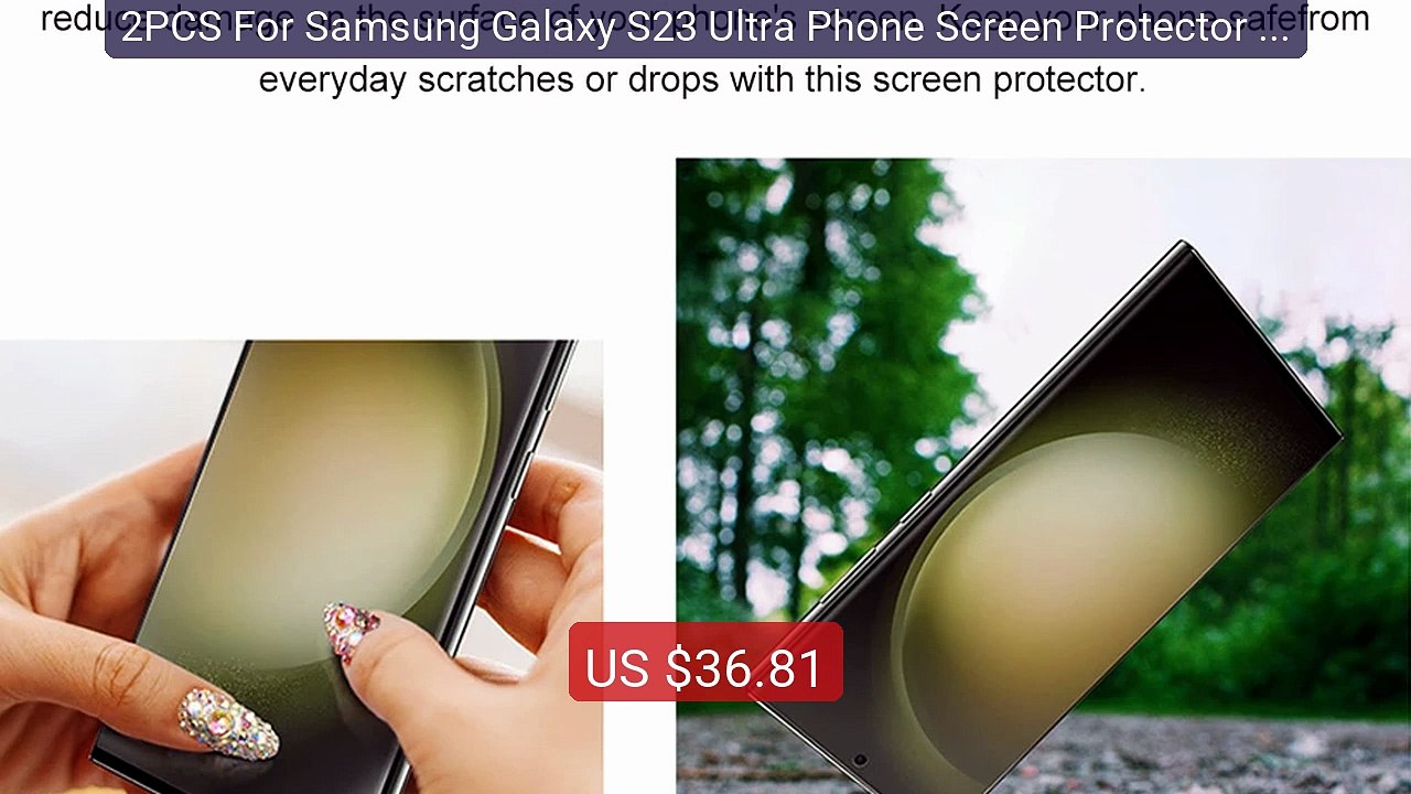 2PCS For Samsung Galaxy S23 Ultra Phone Screen Protector film ... -- Best Buy 2026 | Great Quality!