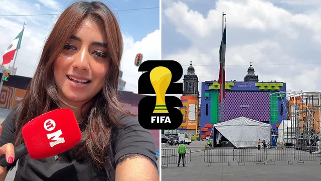 Mundial 2026: Así se vive la fiebre mundialista en el Zócalo CDMX entre el Fan Fest y la CNTE