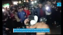 Así fue la pelea del influencer Gero Arias en Barrio Aeropuerto