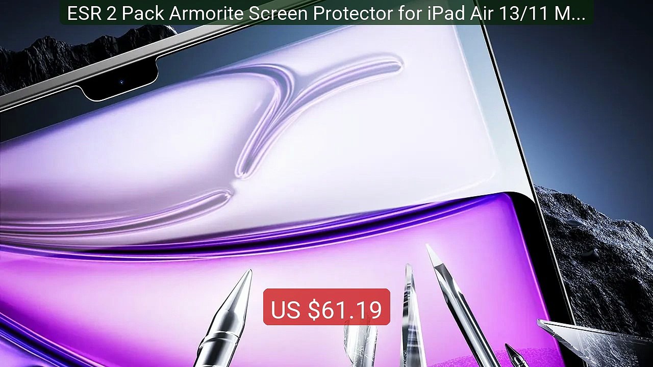 ESR 2 Pack Armorite Screen Protector for iPad Air 13/11 M3/M2 (2025... -- Top Rated 2026 | Buy Now!