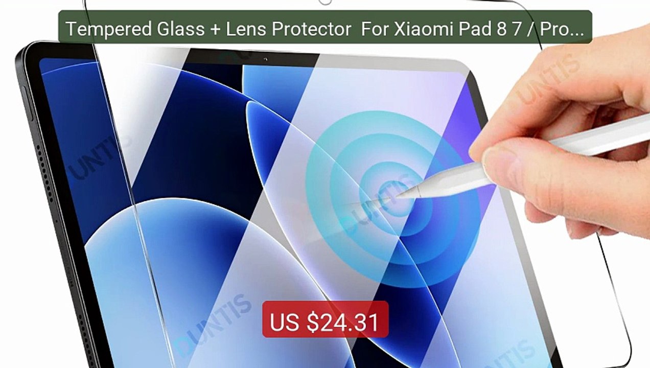 Tempered Glass + Lens Protector  For Xiaomi Pad 8 7 / Pro Ant... -- Amazing Value 2026 | Must Have!