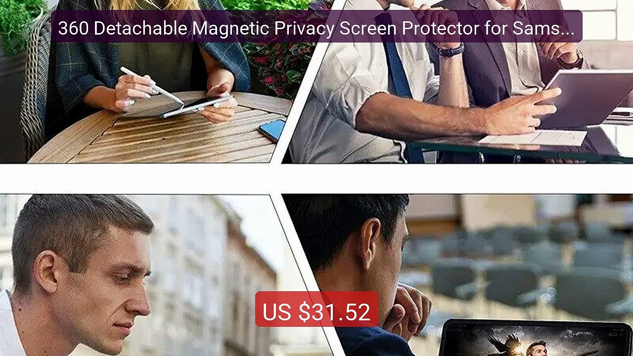 360 Detachable Magnetic Privacy Screen Protector for Samsung G... -- Best Buy 2026 | Great Quality!