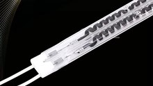 Type B Twin tubes carbon fiber heating lamps ir emitters 1200mm 2500w infrared heat lamp