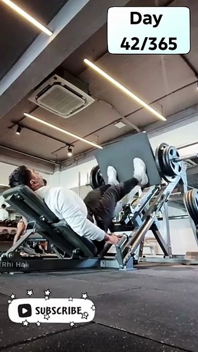 Day 42/365 Gym–Intense Legs Workout ‪@ZindagiChalRhiHai‬ #trending #viral #viralvideos #trendingshorts