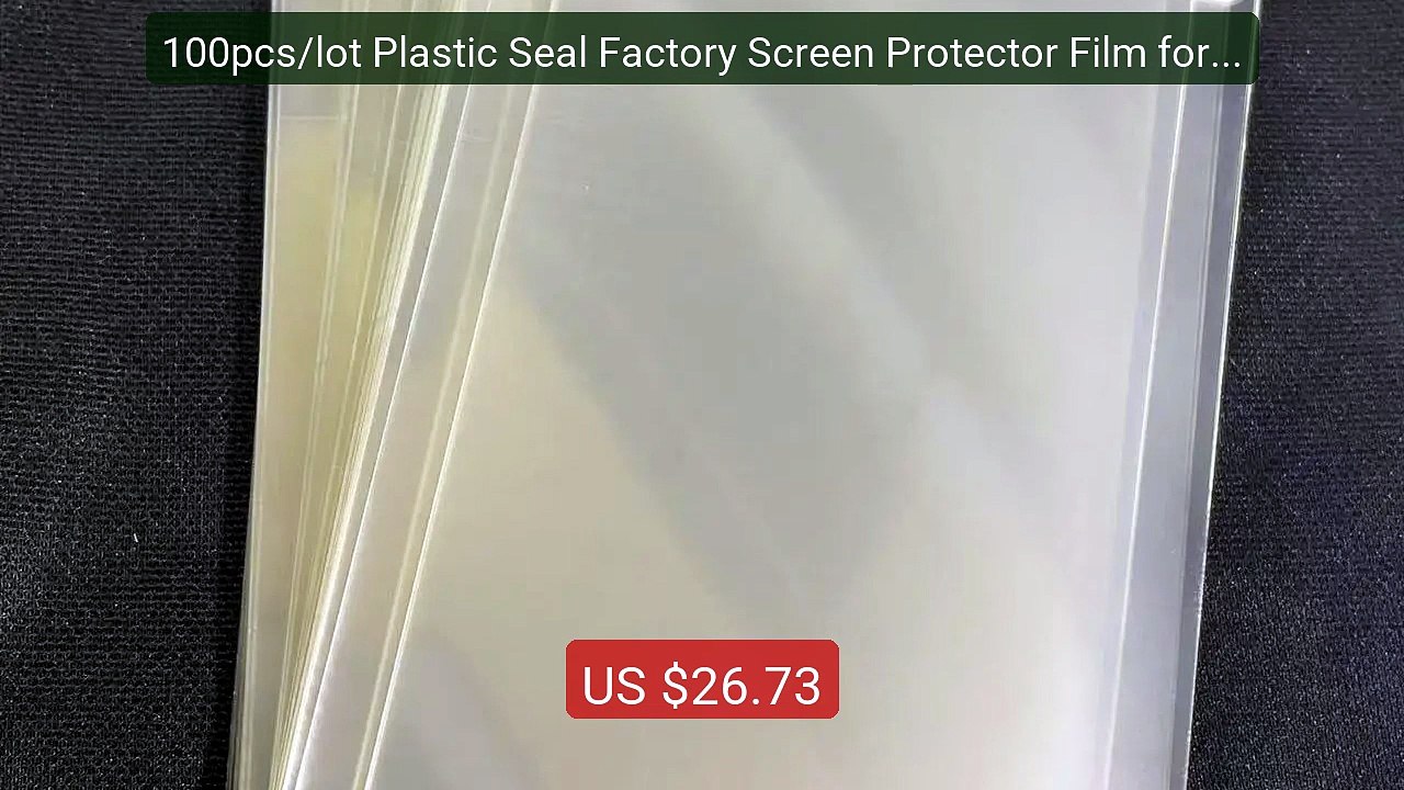100pcs/lot Plastic Seal Factory Screen Protector Film for New ... -- Hot Deal 2026 | Limited Offer!