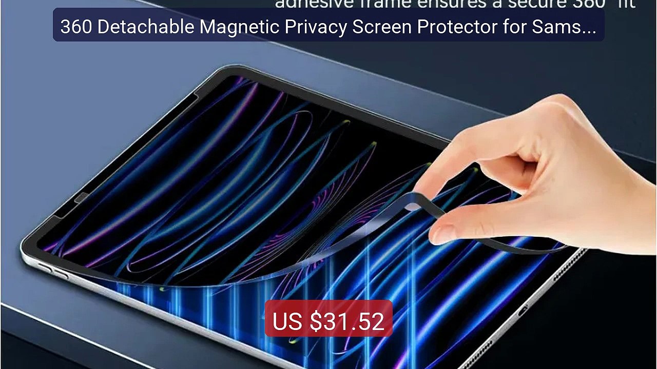 360 Detachable Magnetic Privacy Screen Protector for Samsung G... -- Best Buy 2026 | Great Quality!