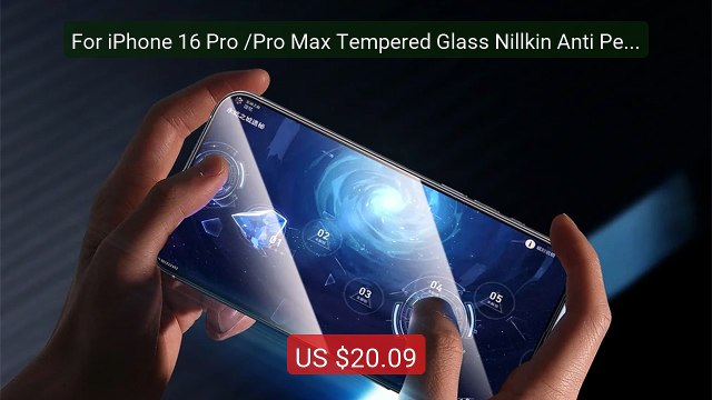 For iPhone 16 Pro /Pro Max Tempered Glass Nillkin Anti Peeping Gla... Best Deal 2026 | Shop Now!