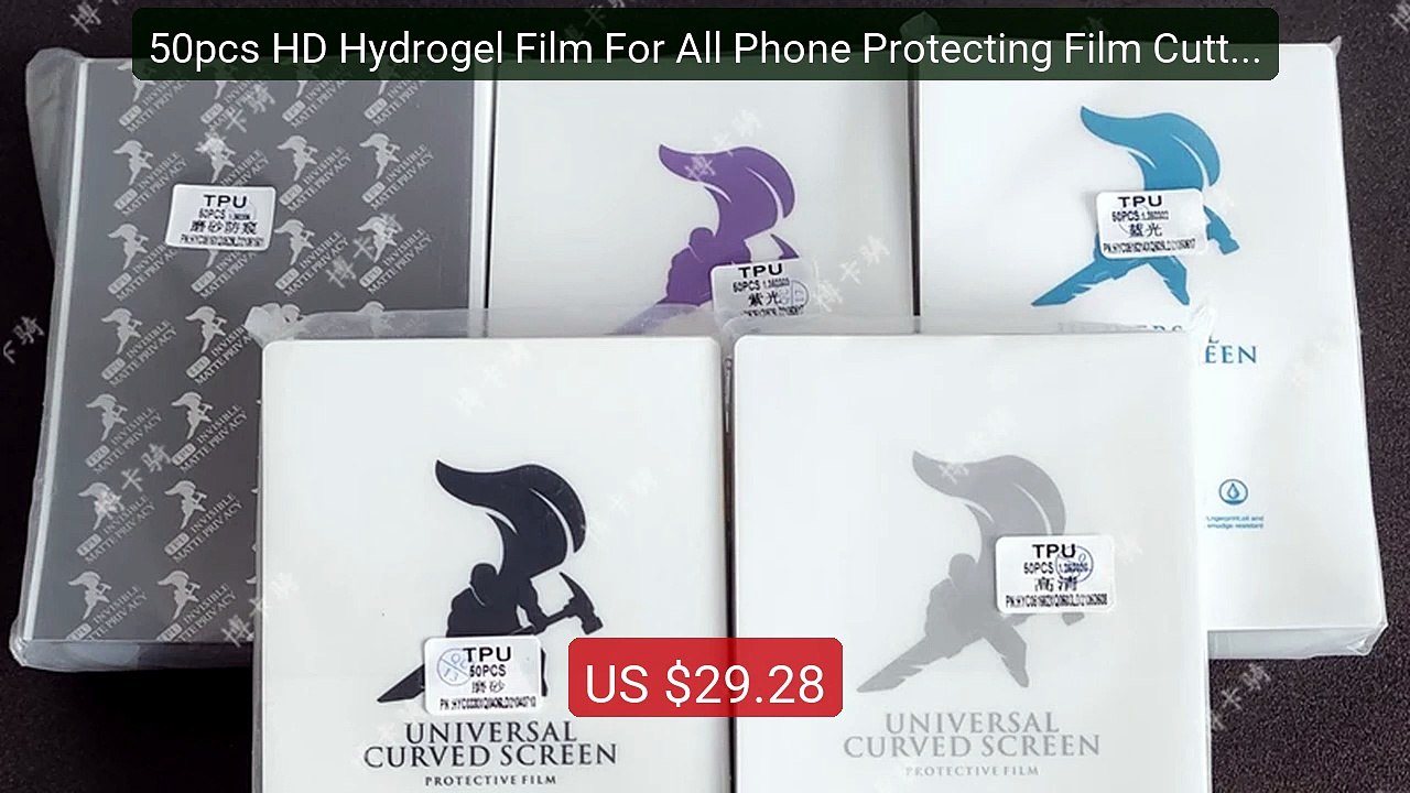 50pcs HD Hydrogel Film For All Phone Protecting Film Cutting Machin... -- Top Rated 2026 | Buy Now!