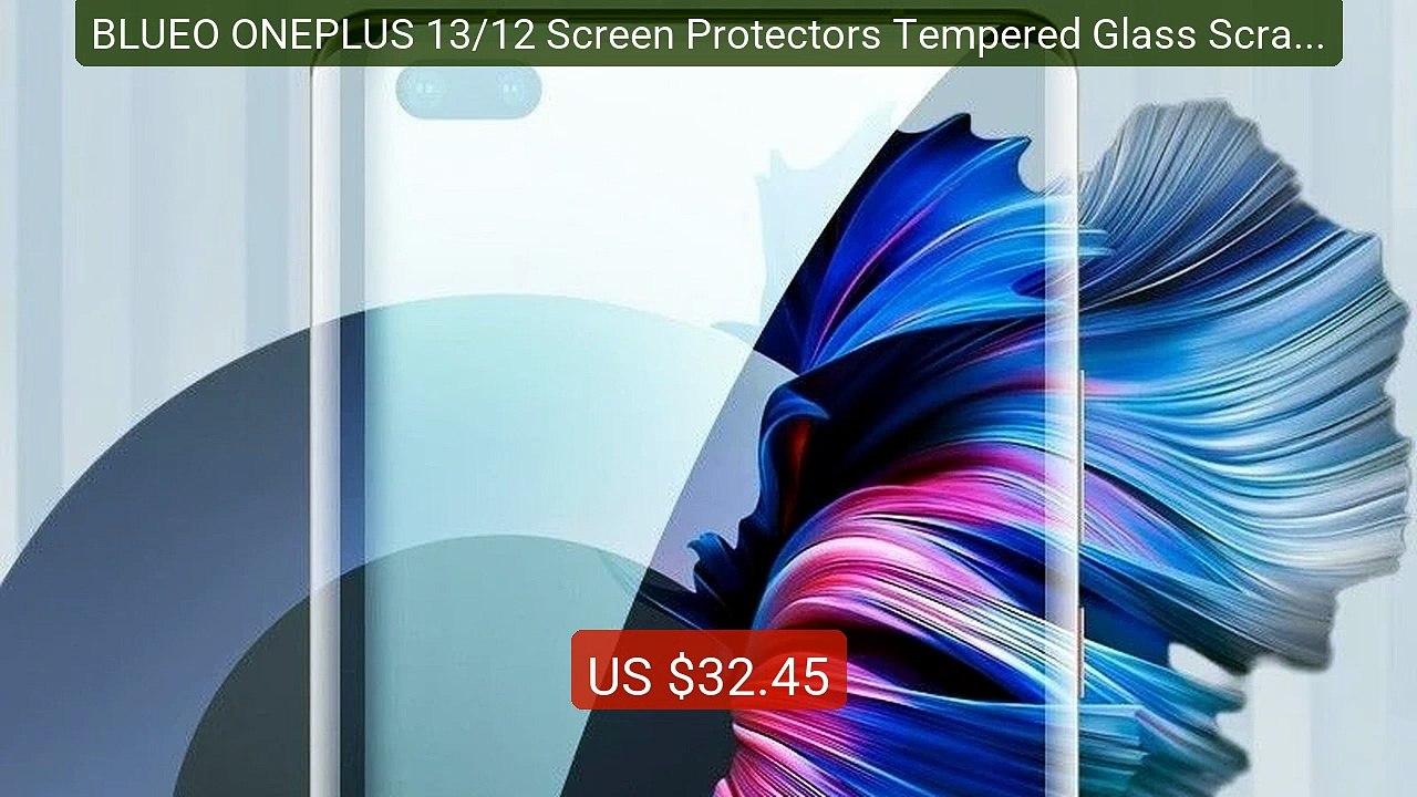 BLUEO ONEPLUS 13/12 Screen Protectors Tempered Glass Scratch ... -- Amazing Value 2026 | Must Have!