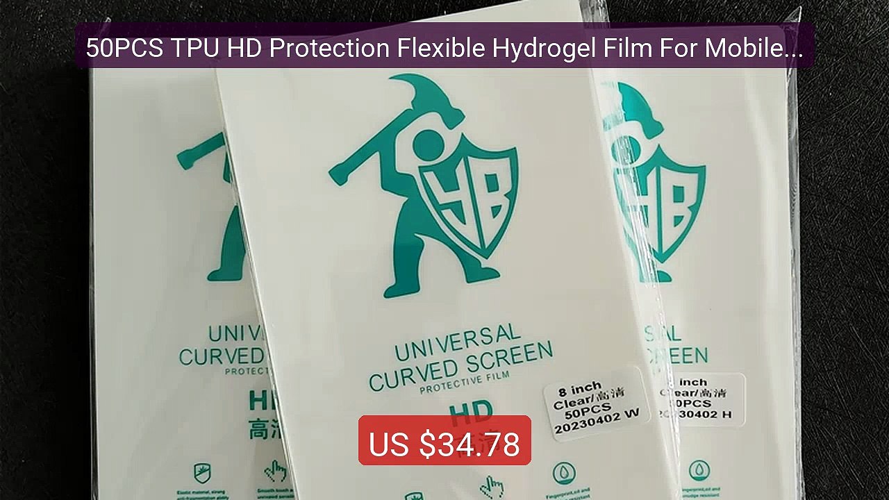 50PCS TPU HD Protection Flexible Hydrogel Film For Mobile Phon... -- Best Buy 2026 | Great Quality!