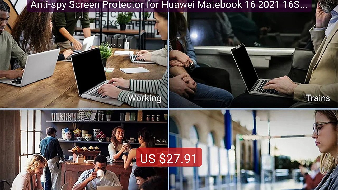 Anti-spy Screen Protector for Huawei Matebook 16 2021 16S 202... -- Amazing Value 2026 | Must Have!