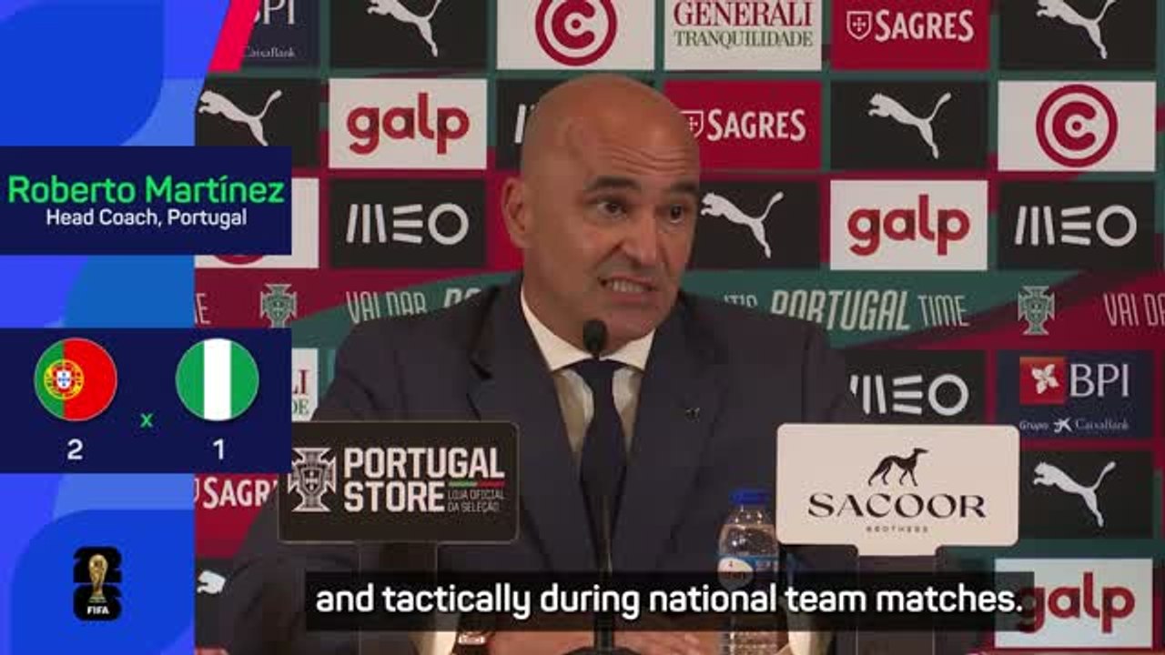 Martínez explains Ronaldo's minutes in Portugal...