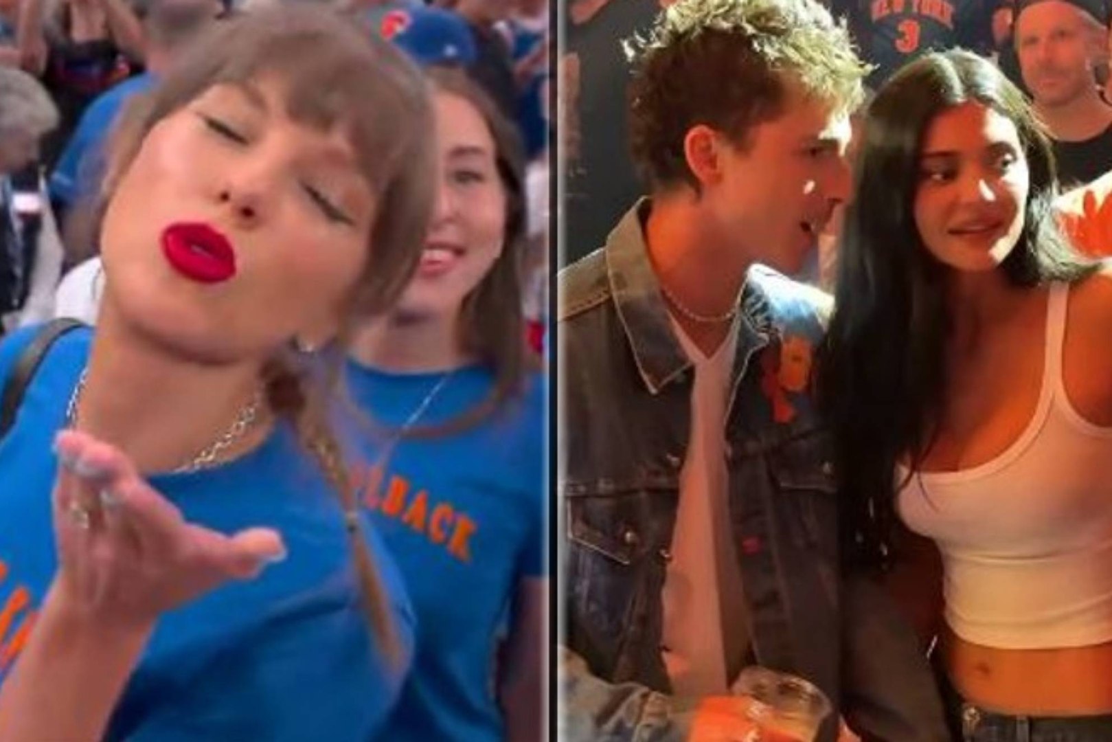 El beso de Taylor Swift no eclipsa el amor entre celebridades en el Madison durante las Finales NBA