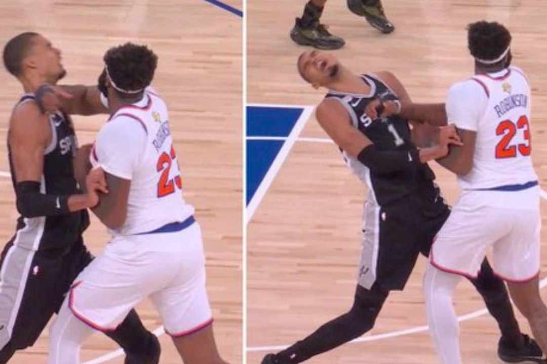El juego sucio de los Knicks para frenar a golpes a Wembanyama