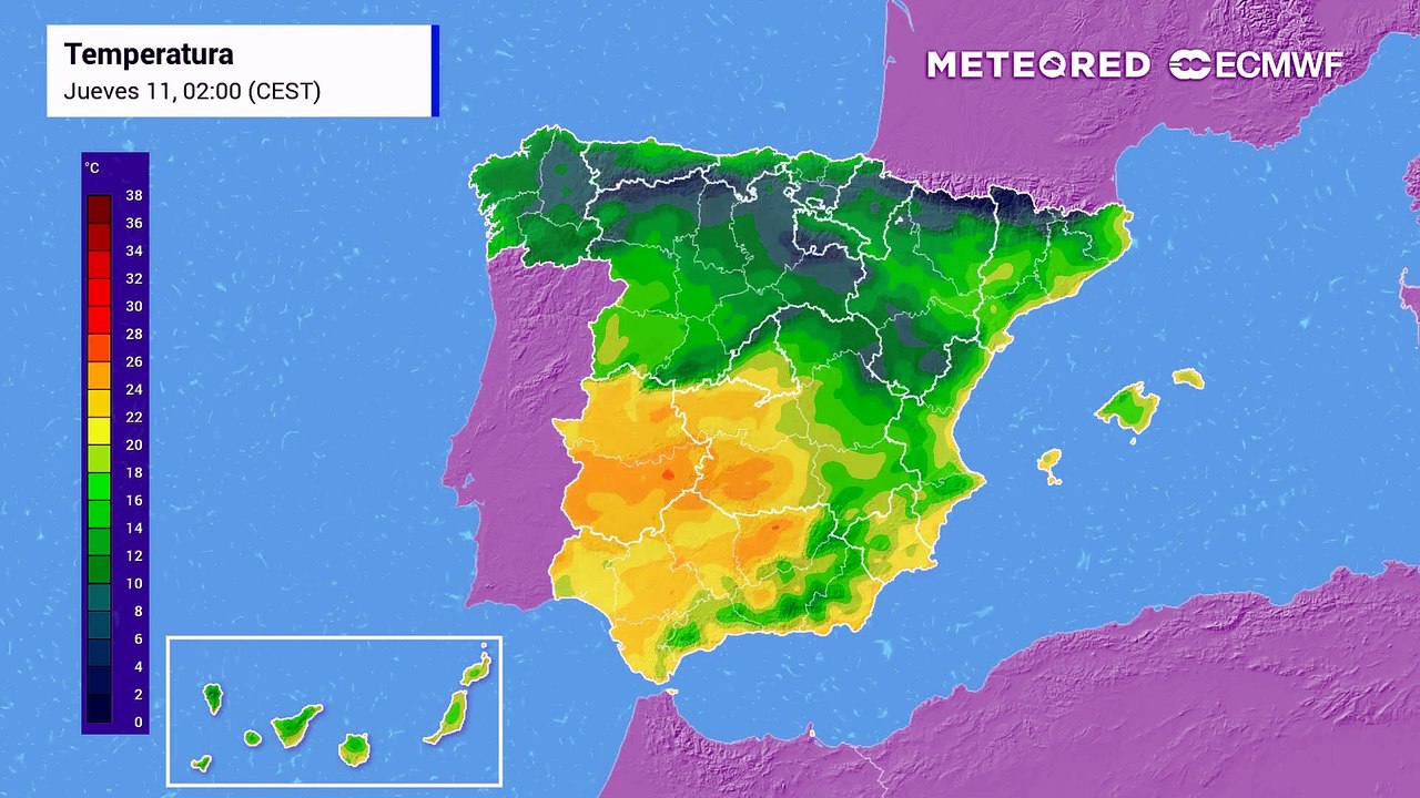Las temperaturas experimentarán un ascenso de cara a mañana
