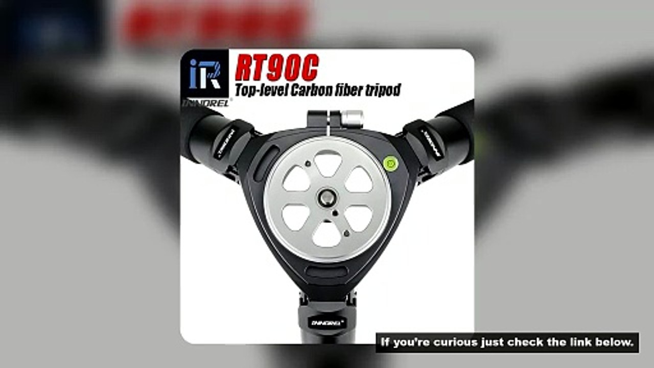 RT90C(LT404C) Top-Level Carbon Fiber Tripod Professional Birdwatching Heavy Duty Camera Stand 40mm T