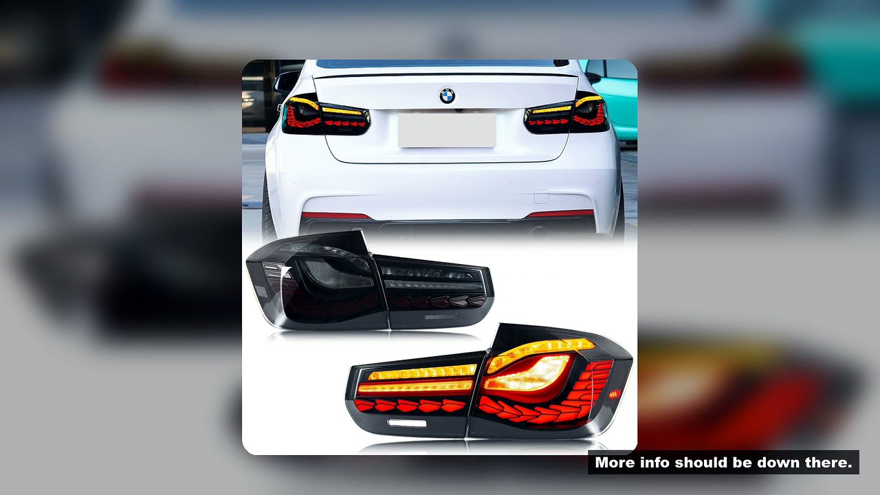 LED Tail Lights for BMW 3-Series F30 F80 M3 Saloon 2013-2018 Sequential Signal GTS Dynamic Rear Lamp