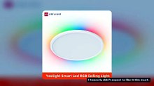Global Version Yeelight Smart Ceiling Light RGB Wifi 18W/21W Dimmable 2700-6500K Ultra Slim Smart Vo