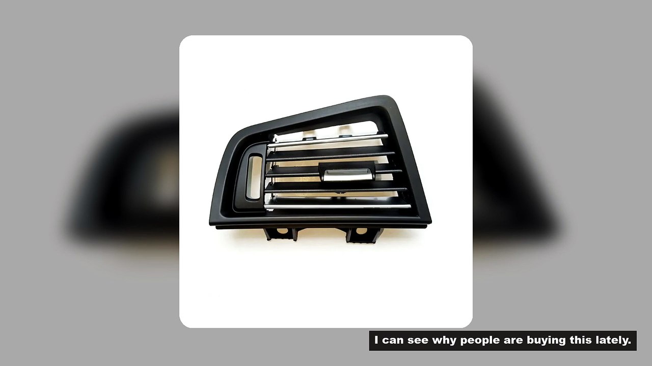 LHD RHD Front Central Full Chrome Air Conditioning AC Vent Grille Outlet Panel Cover For BMW 5 Serie