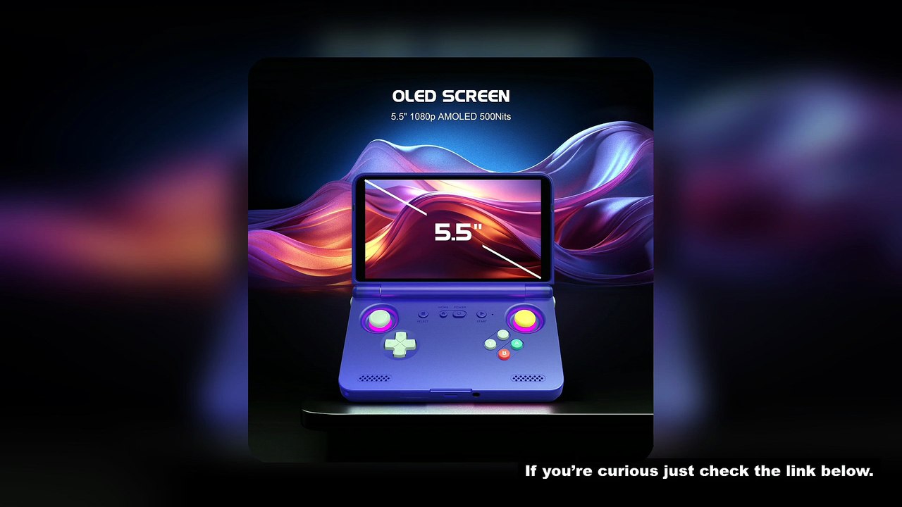 Retroid Pocket Flip2 Handheld Game Console 5.5'' AMOLED Screen Video Output MTK Snapdragon Processor