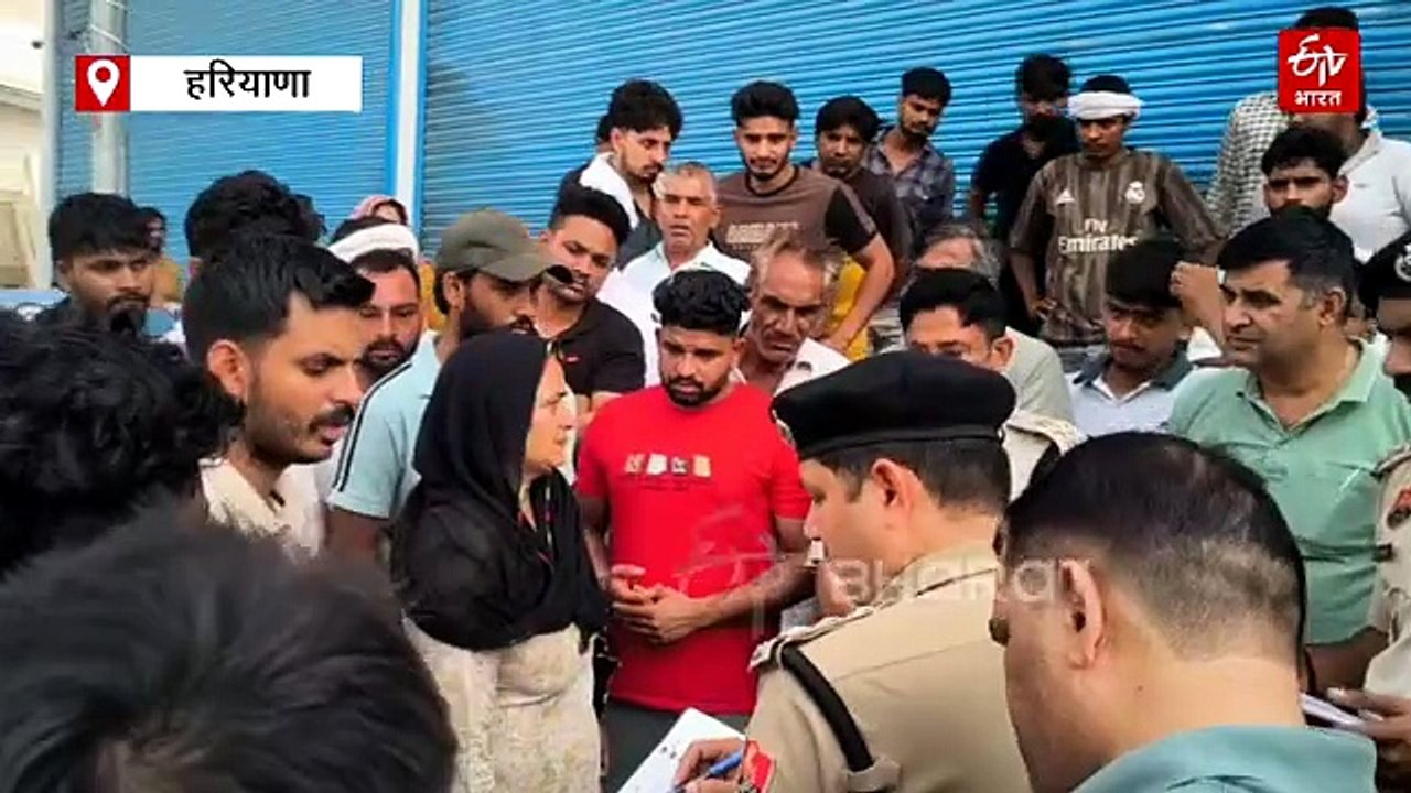 हांसी में जिम संचालक की गोली मारकर हत्या, फायरिंग में युवती भी घायल, सीसीटीवी में कैद वारदात