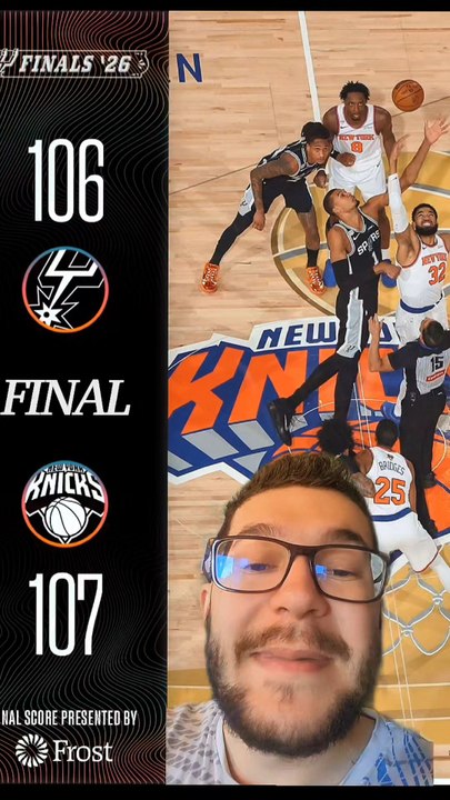 LES KNICKS RÉALISENT UN COMEBACK EXCEPTIONNEL CONTRE LES SPURS !