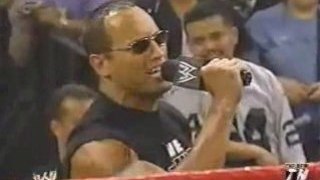 The Rock Triple H and Brock Lesnar Segment