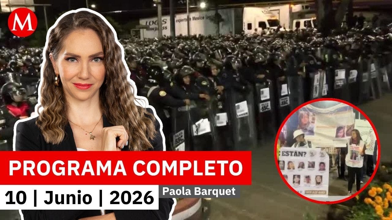 Madres buscadoras son bloqueadas por policía previo al Mundial | Paola Barquet, 10 de junio de 2026