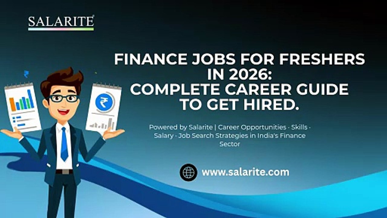 Finance Jobs for Freshers in 2026 Complete Career Guide to Get Hired.