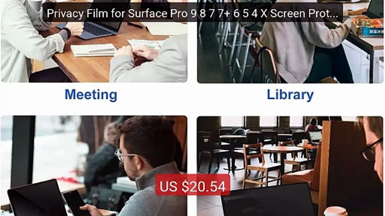 Privacy Film for Surface Pro 9 8 7 7+ 6 5 4 X Screen Protector Filt... -- Top Rated 2026 | Buy Now!